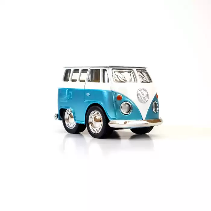 Die Cast Metal Volkswagen Little Van Oyuncak Minübüs 4.5 CM - Metalik Renk