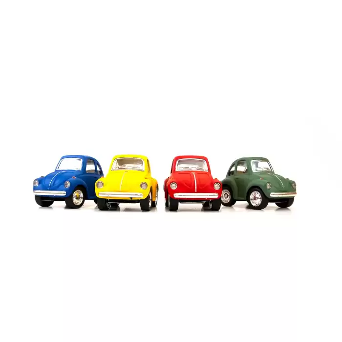 Die Cast Metal Little Beetle Oyuncak 4.5 CM - Mat Renk