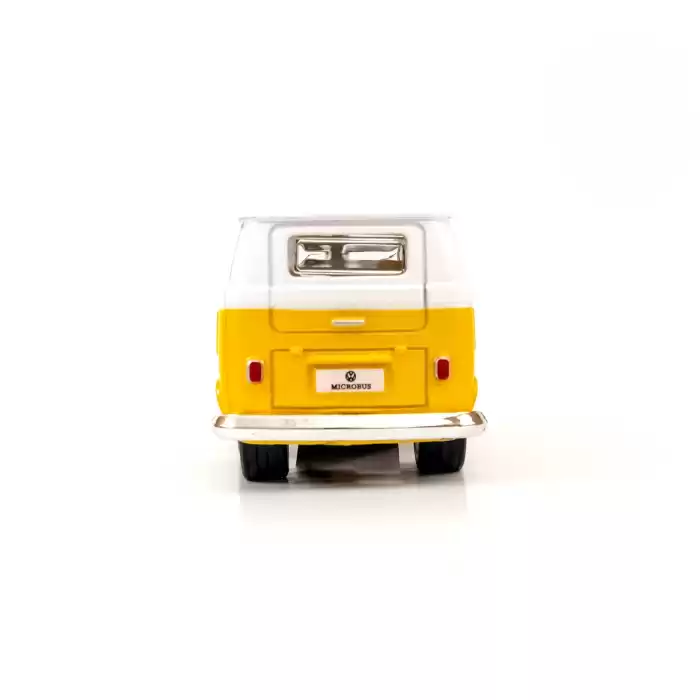 Die Cast Metal Volkswagen Little Van Oyuncak Minübüs 4.5 CM - Metalik Renk