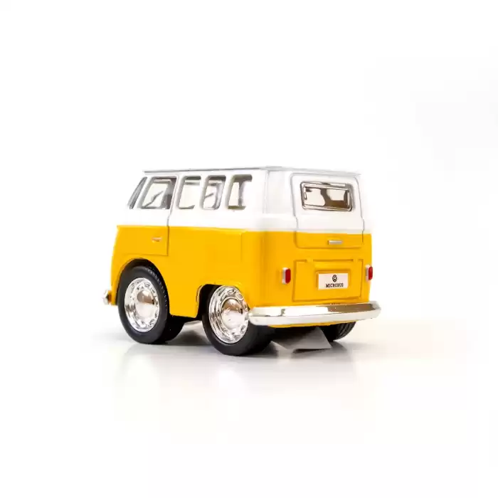 Die Cast Metal Volkswagen Little Van Oyuncak Minübüs 4.5 CM - Metalik Renk