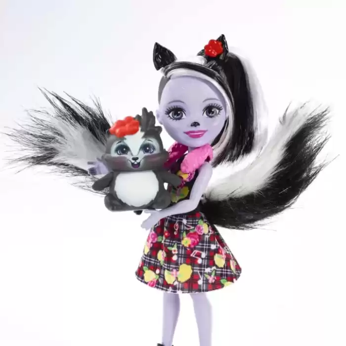 Enchantimals Ana Karekter Bebekler, Sage Skunk Bebek ve Caper