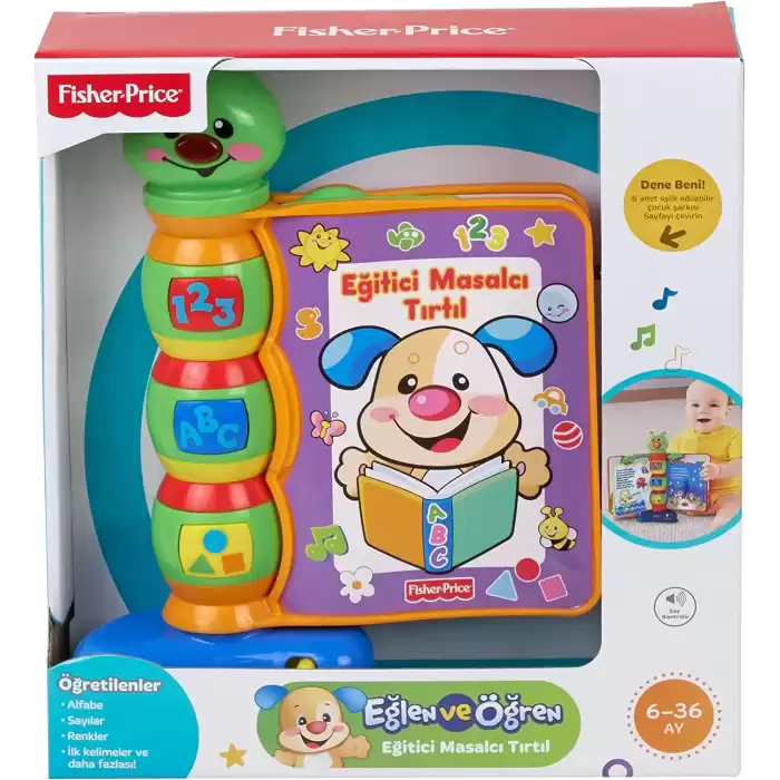 Fisher-Price Eğlen & Öğren Eğitici Masalcı Tırtıl (Türkçe)
