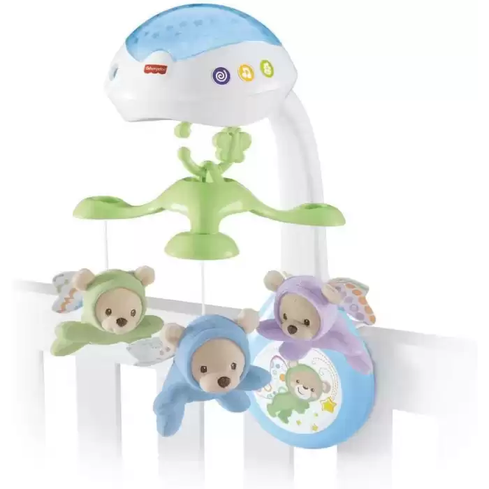 Fisher Price Kelebekli Rüyalar Dönence, Sevimli Arkadaşlar ve Işık Gösterisi CDN41