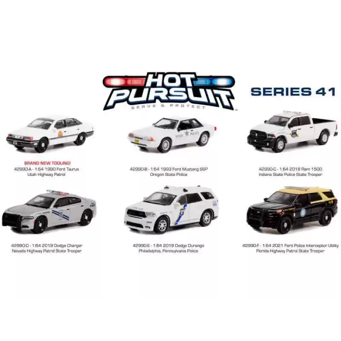 Greenlight 1990 Ford Taurus - Hot Pursuit Series 41