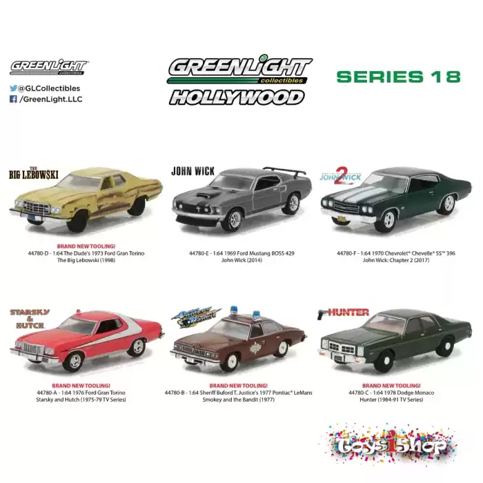 Greenlight John Wick (2014) - 1970 Chevrolet Chevelle SS 396 - 44780-F