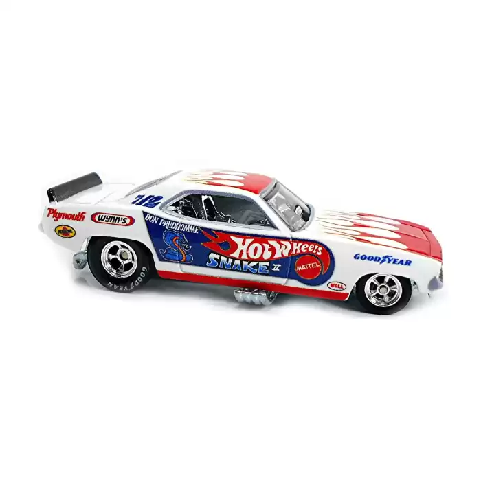 Hot Wheels 72 Plymouth Cuda FC- Team Transport Premium
