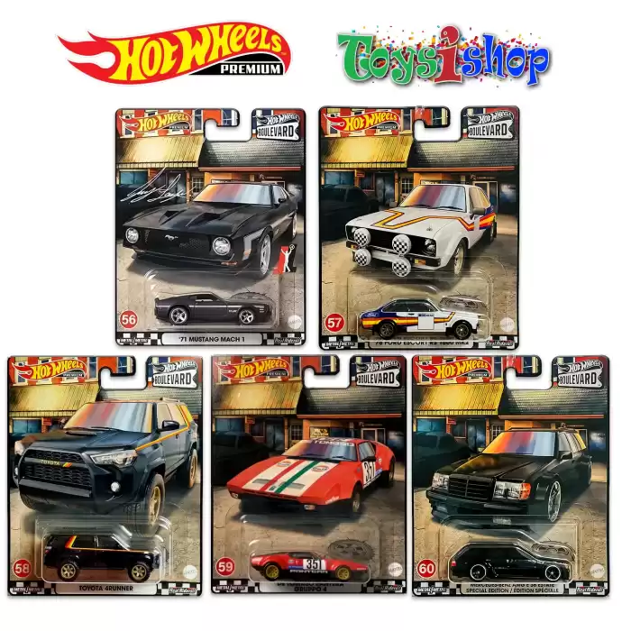 Hot Wheels Boulevard 4. Set (56-60) Set