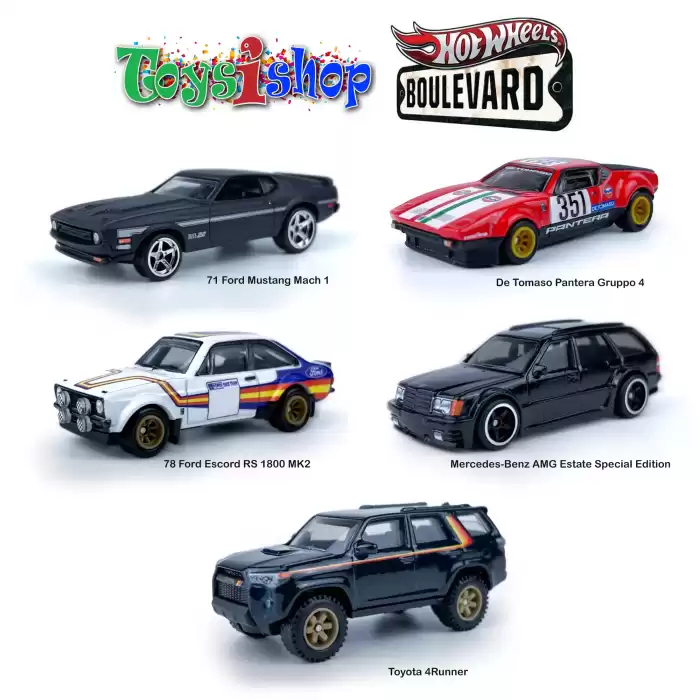 Hot Wheels Boulevard 4. Set (56-60) Set