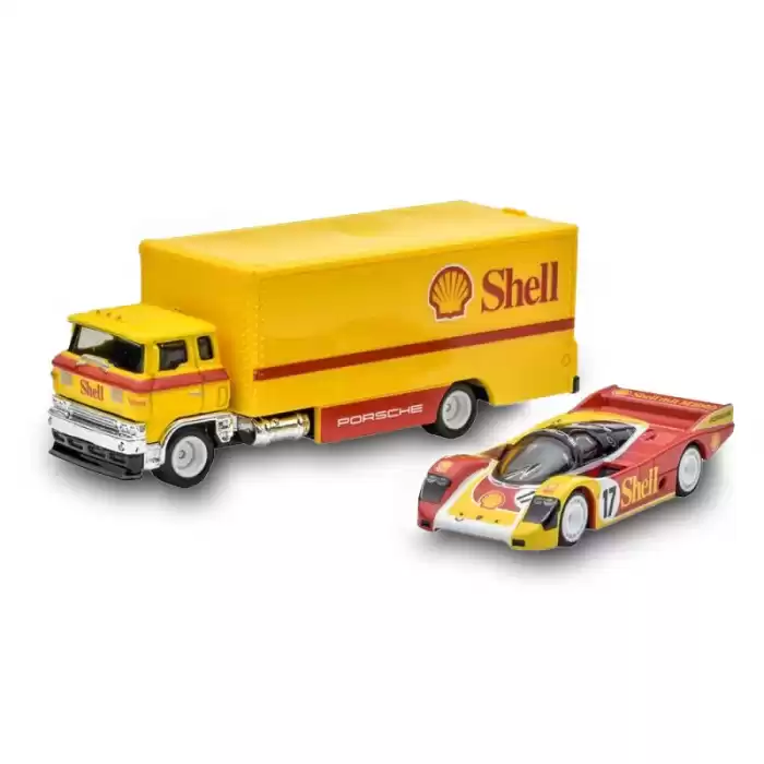 Hot Wheels Porsche 962 Sakura Sprinter - Team Transport Premium