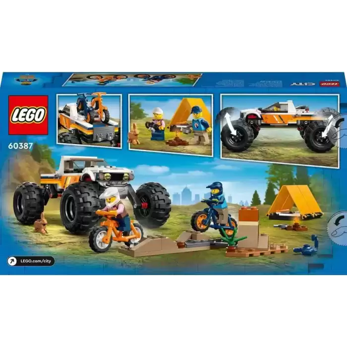 LEGO® City 4x4 Arazi Aracı Maceraları 60387