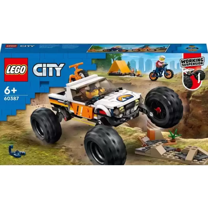 LEGO® City 4x4 Arazi Aracı Maceraları 60387