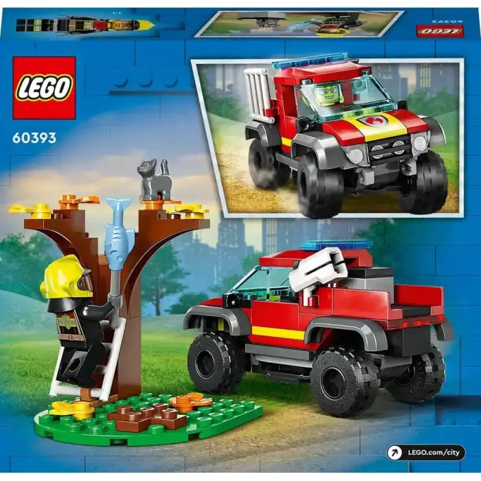LEGO® City 4x4 İtfaiye Kamyonu Kurtarma Operasyonu 60393