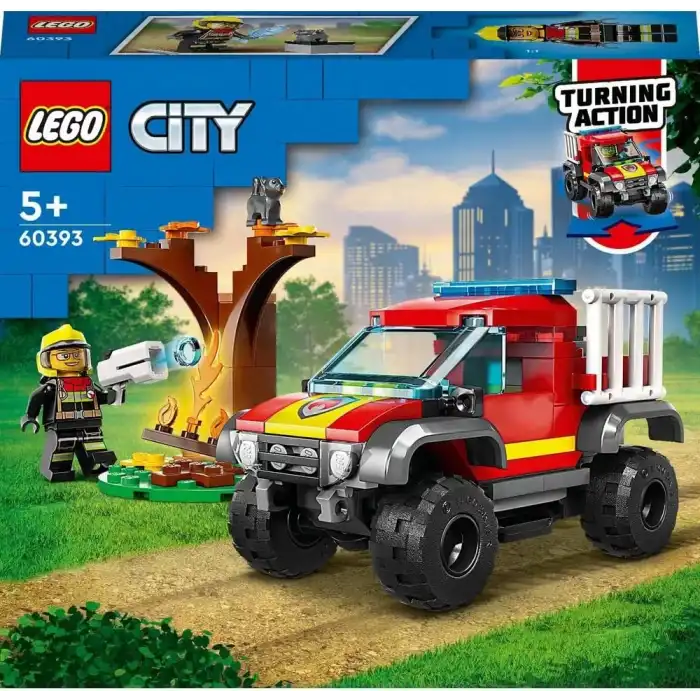 LEGO® City 4x4 İtfaiye Kamyonu Kurtarma Operasyonu 60393