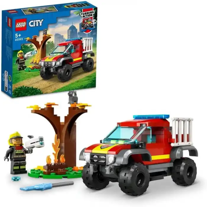LEGO® City 4x4 İtfaiye Kamyonu Kurtarma Operasyonu 60393