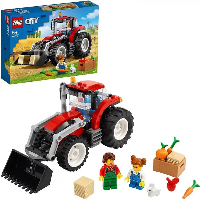 LEGO City Traktör 60287 - Araç Seven Çocuklar İçin Oyuncak Yapım Seti (148 Parça)