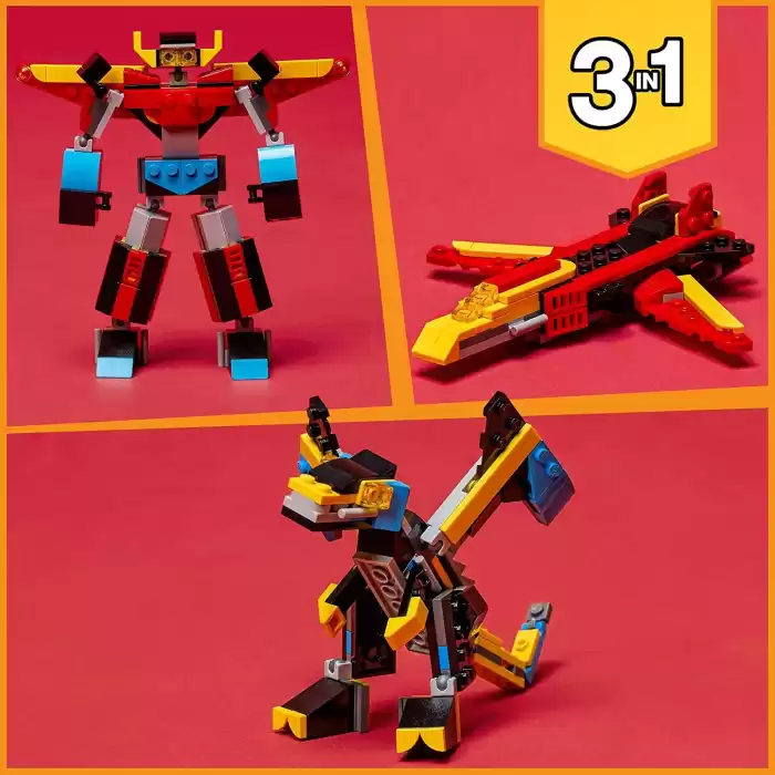 LEGO Creator 3’ü 1 Arada Süper Robot 31124