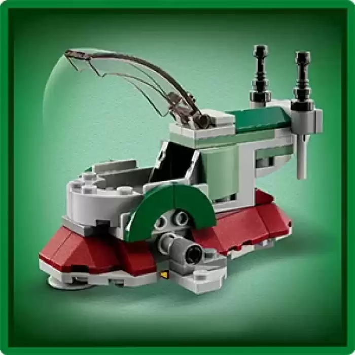 LEGO Star Wars Boba Fettin Starship’i Mikro Savaşçı 75344 - 6 Yaş ve Üzeri Çocuklar için Oyuncak Yapım Seti (85 Parça)