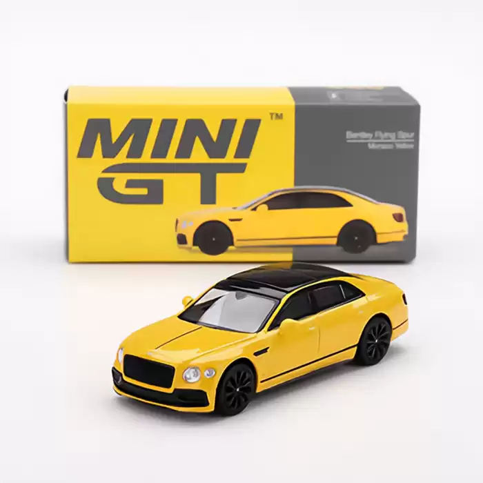 (ÖN SATIŞ) Mini GT 1/64 Bentley Flying Spur Monaco Yellow MGT00955