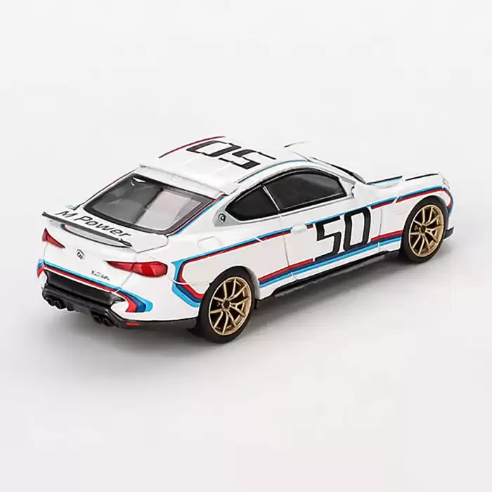 (ÖN SATIŞ) Mini GT 1/64 BMW 3.0 CSL White MGT00863