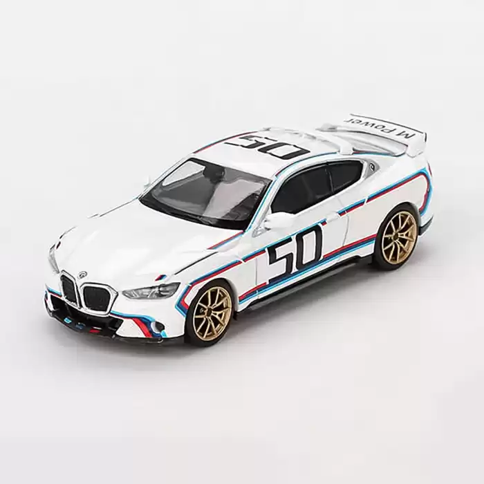 (ÖN SATIŞ) Mini GT 1/64 BMW 3.0 CSL White MGT00863