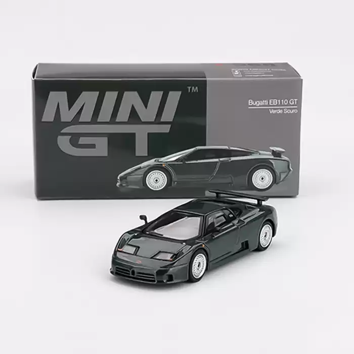 (ÖN SATIŞ) Mini GT 1/64 Bugatti EB110 GT Verde Scuro MGT00968