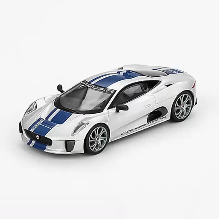 (ÖN SATIŞ) Mini GT 1/64 Jaguar C-X75 Silver MGT00960