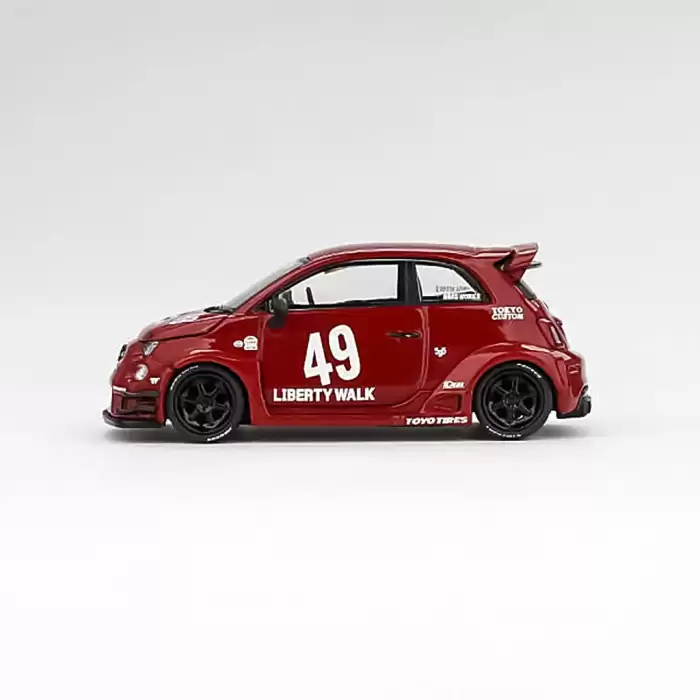 (ÖN SATIŞ) Mini GT 1/64 LB-WORKS x Abas Works ABARTH 595 Red MGT00963