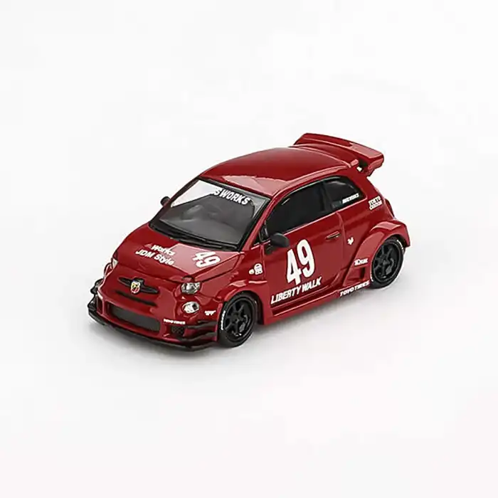 (ÖN SATIŞ) Mini GT 1/64 LB-WORKS x Abas Works ABARTH 595 Red MGT00963
