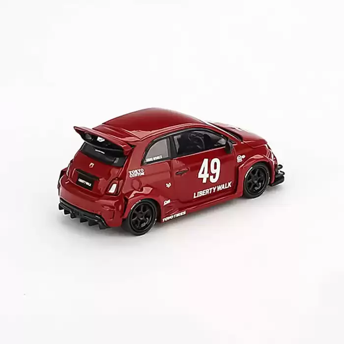 (ÖN SATIŞ) Mini GT 1/64 LB-WORKS x Abas Works ABARTH 595 Red MGT00963