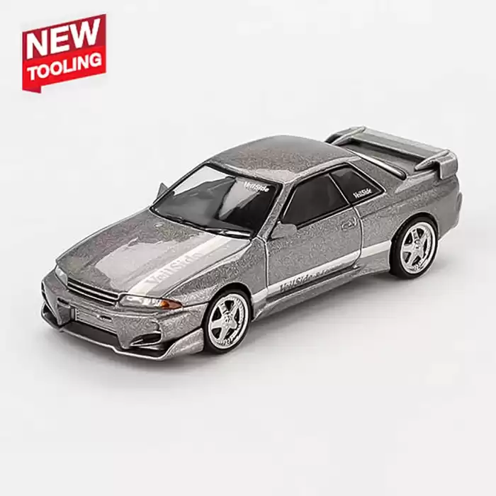 (ÖN SATIŞ) Mini GT 1/64 Nissan Skyline GT-R(R32) Veilside Combat C-I Veilside Combat Grey MGT00971