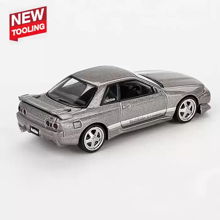 (ÖN SATIŞ) Mini GT 1/64 Nissan Skyline GT-R(R32) Veilside Combat C-I Veilside Combat Grey MGT00971