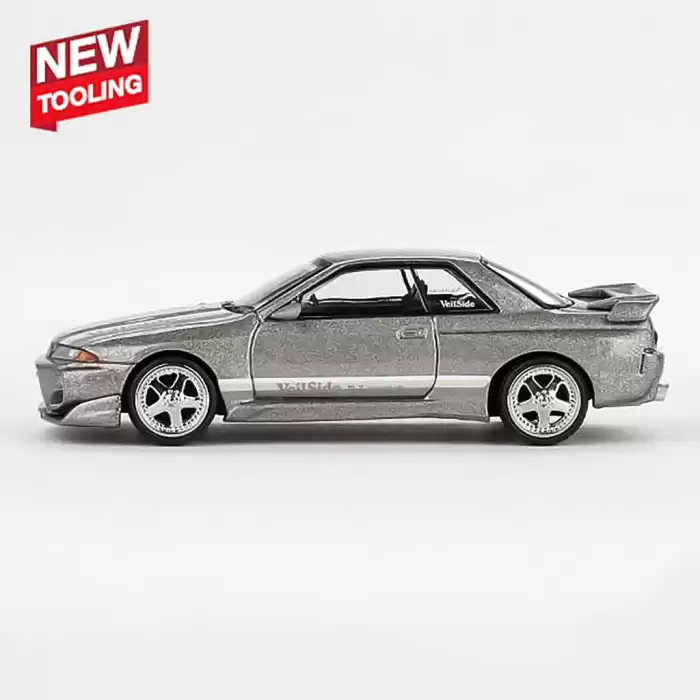 (ÖN SATIŞ) Mini GT 1/64 Nissan Skyline GT-R(R32) Veilside Combat C-I Veilside Combat Grey MGT00971