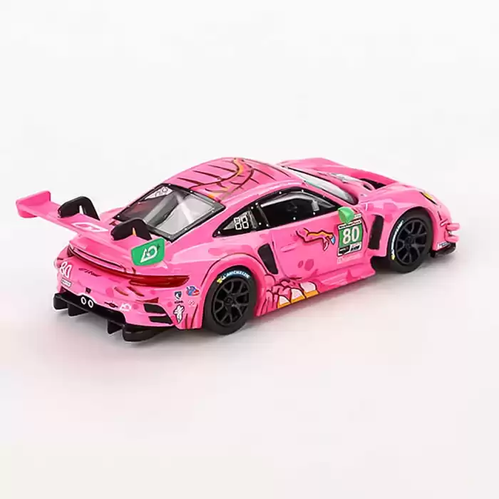 (ÖN SATIŞ) Mini GT 1/64 Porsche 911 GT3 R AO Racing 2023 IMSA VIRginia Roxy MGT00872
