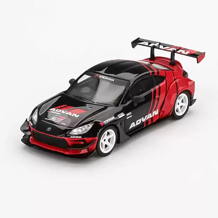 (ÖN SATIŞ) Mini GT 1/64 Toyota GR86 HKS TYPE R ADVAN 2022 Tokyo Auto Salon MGT00956