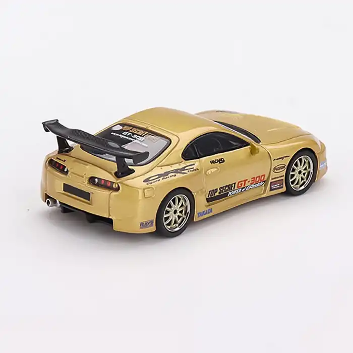 (ÖN SATIŞ) Mini GT 1/64 Toyota Supra (A80) Top Secret GT-300 Top Secret Gold MGT00961