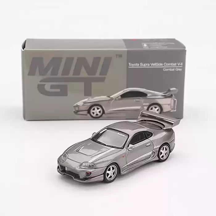 (ÖN SATIŞ) Mini GT 1/64 Toyota Supra VeilSide Combat V-II Combat Grey MGT00978