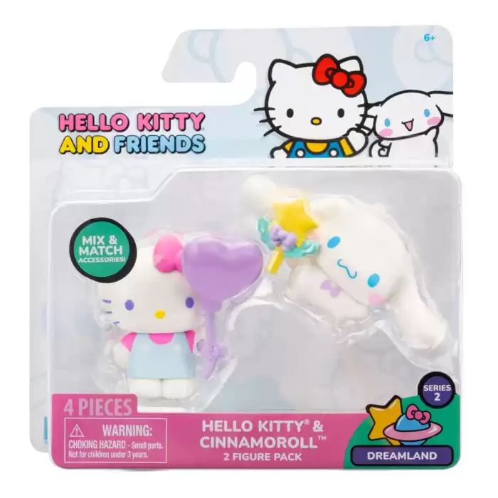 Hello Kitty ve Arkadaşları 2li Mini Figür HKT6100-HKT0159