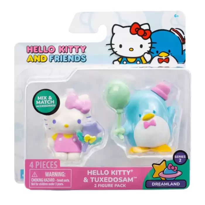 Hello Kitty ve Arkadaşları 2li Mini Figür HKT6100-HKT0159