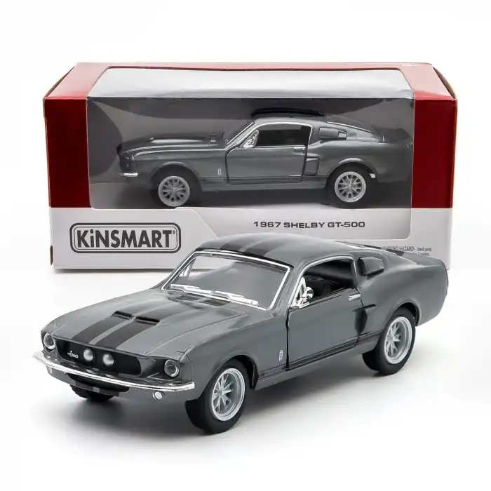Kinsmart 1/38 Ford Mustang Shelby GT-500 | Metal Model Araba
