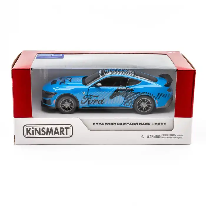Kinsmart 1/38 1967 Ford Mustang Dark Horse - KT5455WF