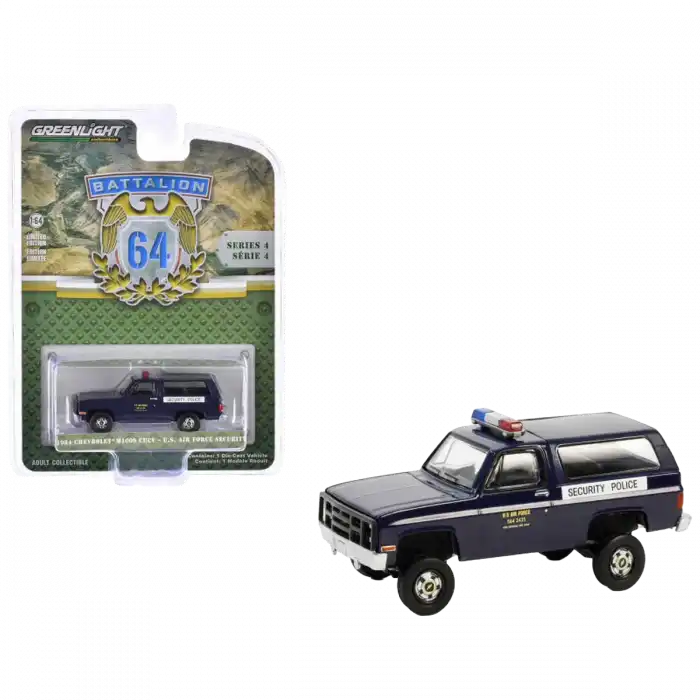 Greenlight 1:64 1984 Chevrolet M1009 CUCV - US Air Force Security
