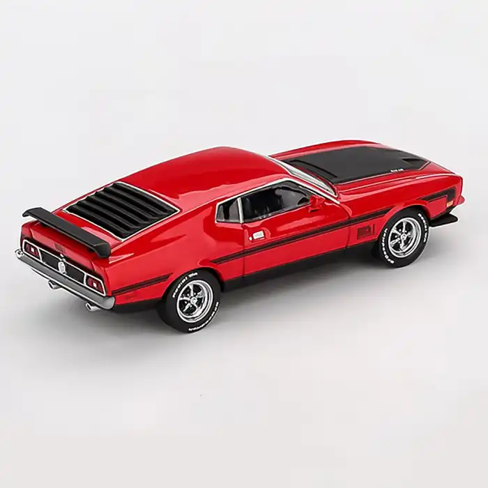 MINI GT 1/64 Ford Mustang Mach1 1971 Race Red - MGT01122