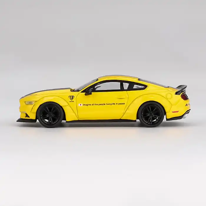 MINI GT 1/64 LB-WORKS FORD MUSTANG Triple Yellow - MGT01077