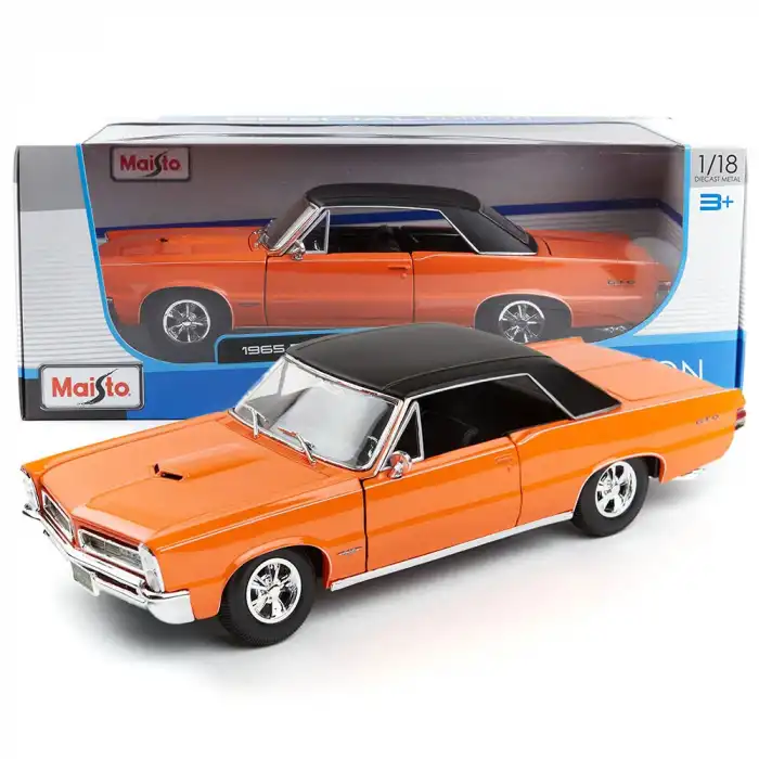 Maisto 1:18 1965 Pontiac GTO Diecast Model Araba Metalik Turuncu - 31885