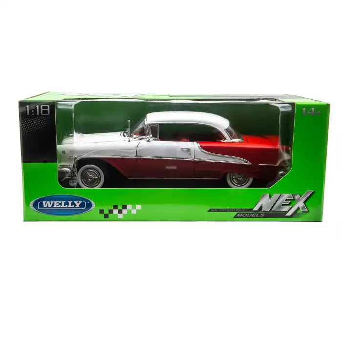Welly 1:18 1955 Oldsmobile Super 88 Diecast Model Araba - 19869H-W