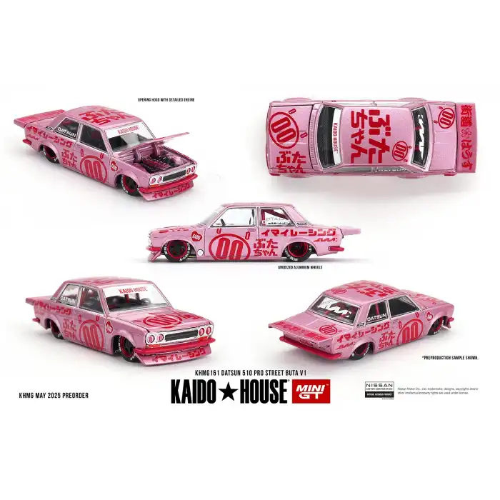 Mini GT 1/64 KaidoHouse Datsun 510 Pro Street Buta V1 - KHMG161