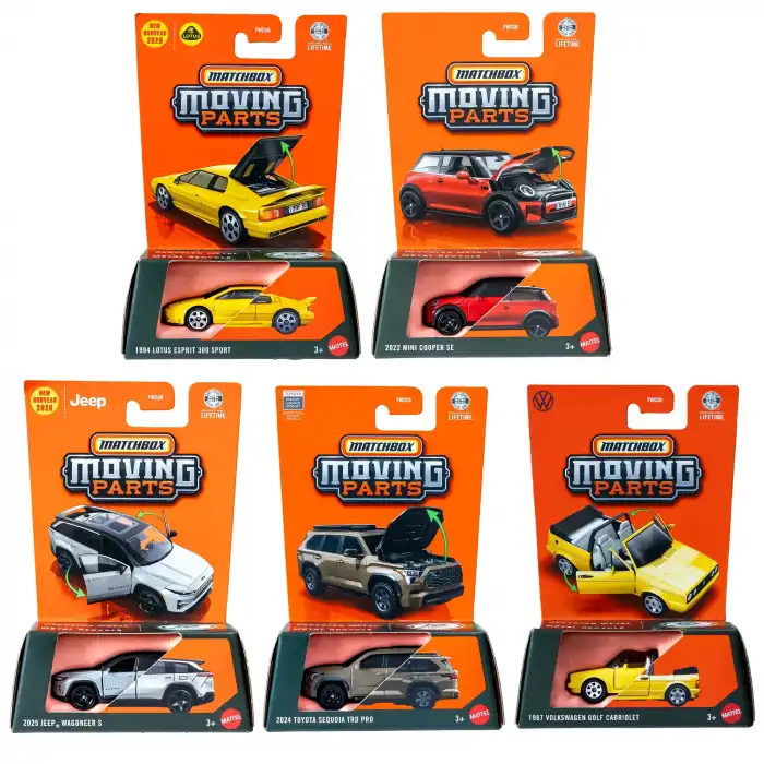 Matchbox Moving Parts 5 Araçlık Set FWD28 - 978L