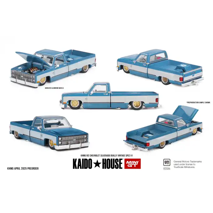 Mini GT 1/64 KaidoHouse Chevrolet Silverado Dually Vintage Spec V1 - KHMG192