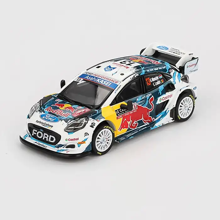 Mini GT 1/64 Ford Puma Rally1 M-Sport Ford WRT 2024 Rally Monte Carlo/ China - MGT00974
