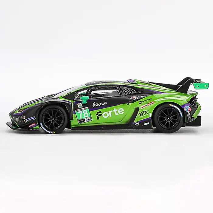 Mini GT 1/64 Lamborghini Huracán GT3 EVO2 #78 Forte Racing 2024 IMSA Daytona 24 Hrs - MGT01062